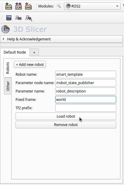 Robot parameters